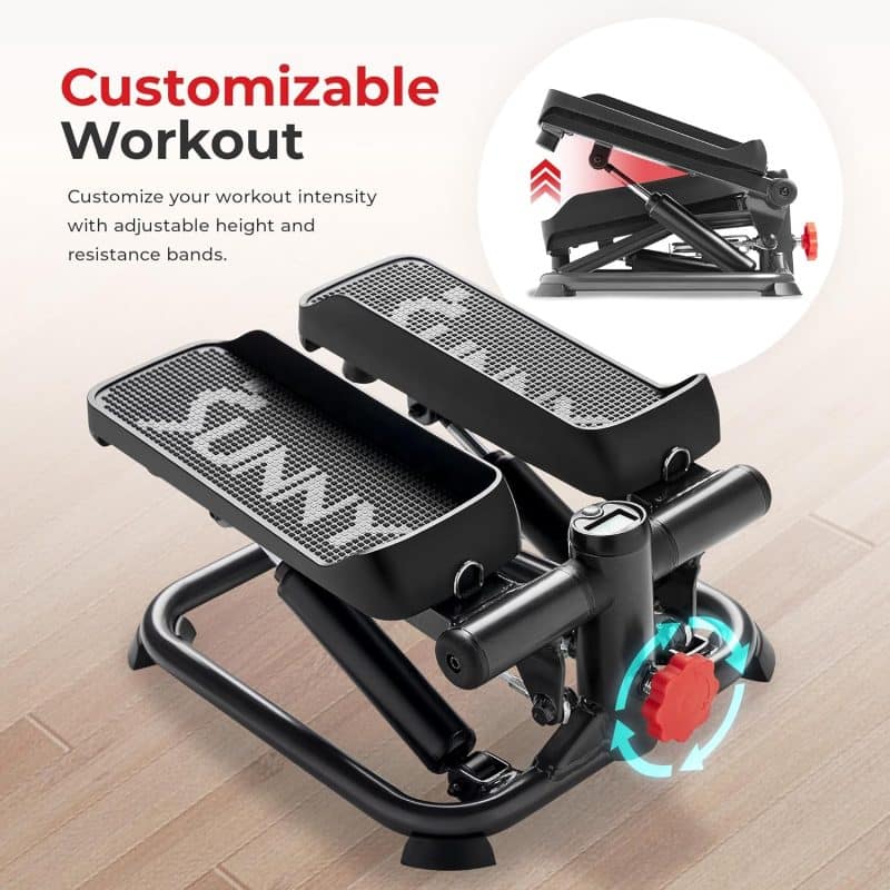 Sunny Health & Fitness Total Body 2-in-1 Stepper Machine - Image 11