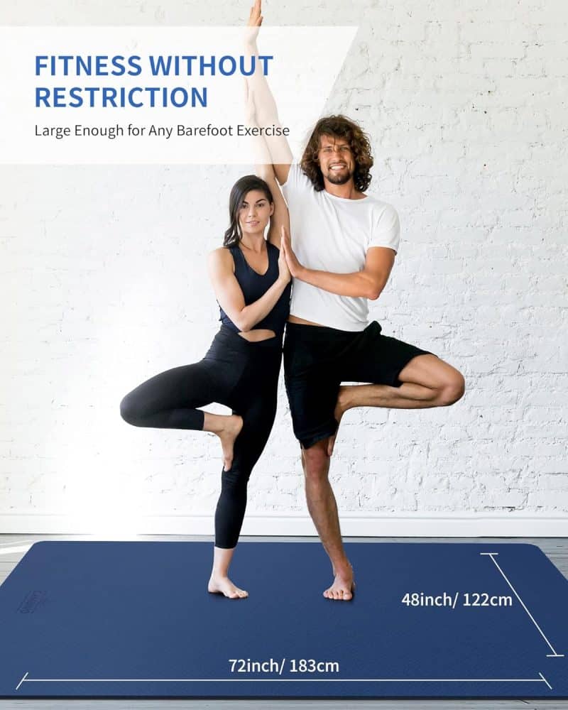 CAMBIVO Large Yoga Mat - Image 51