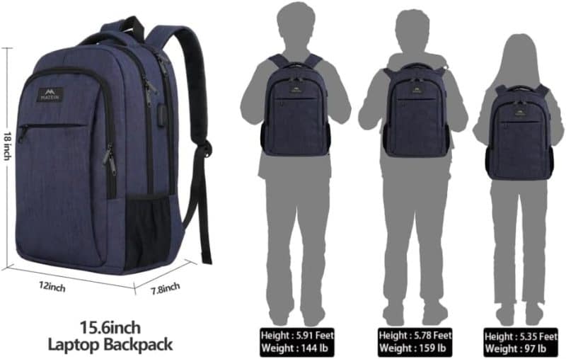 MATEIN Laptop/Travel/College Backpack - Image 157