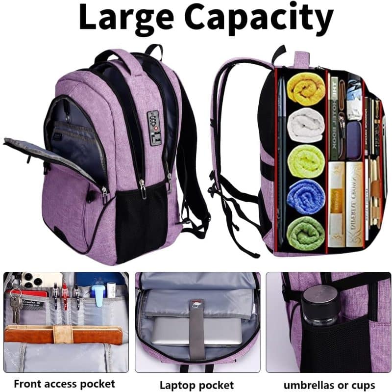 SHRRADOO Travel Laptop Backpack - Image 24