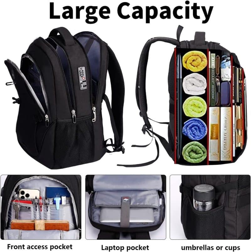 SHRRADOO Travel Laptop Backpack - Image 30