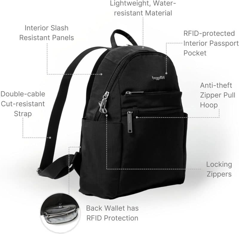baggallini Securtex® Travel Anti-theft Backpack - Image 3