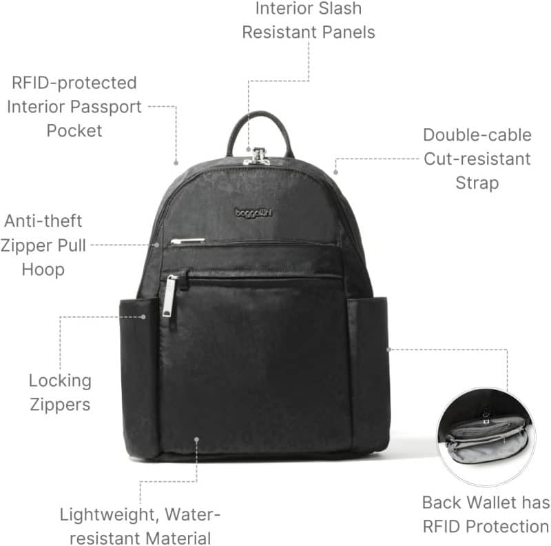 baggallini Securtex® Travel Anti-theft Backpack - Image 39