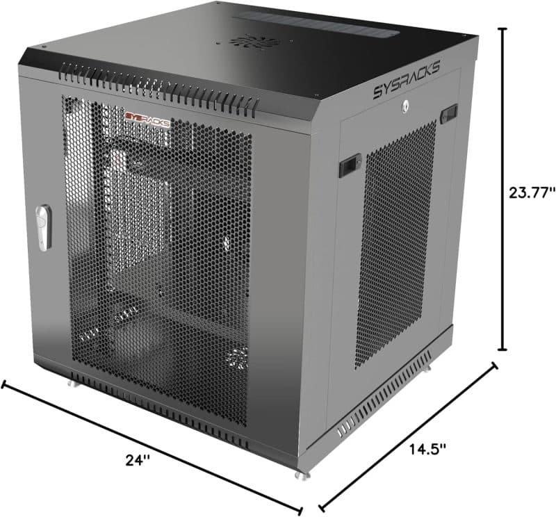 Sysracks Server Rack Cabinet on Casters - Image 10