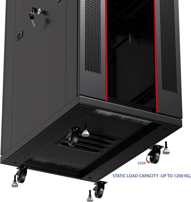 Sysracks Server Rack Network Enclosure on Wheels - Image 6