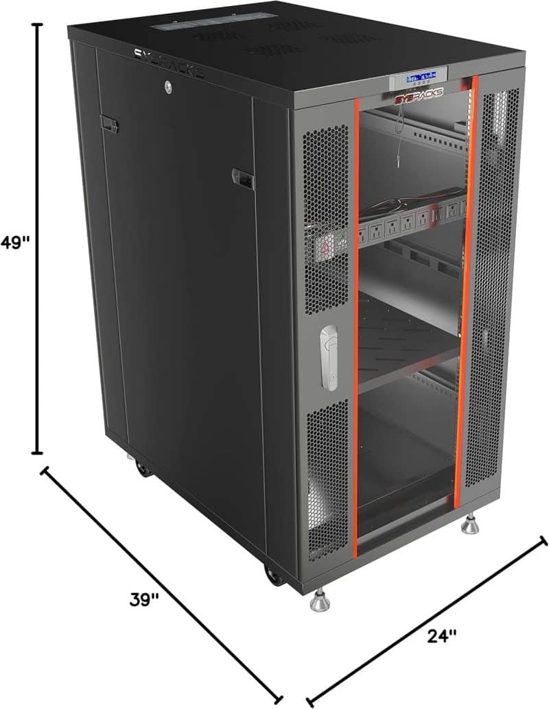 Sysracks Server Rack Network Enclosure on Wheels - Image 11
