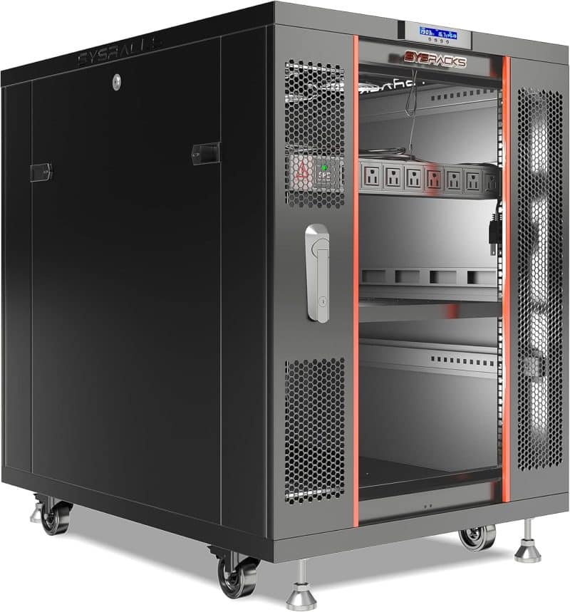 Sysracks Server Rack Network Enclosure on Wheels - Image 12