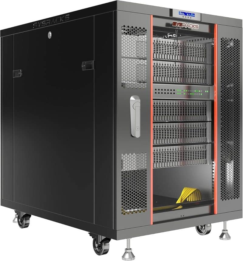 Sysracks Server Rack Network Enclosure on Wheels - Image 15