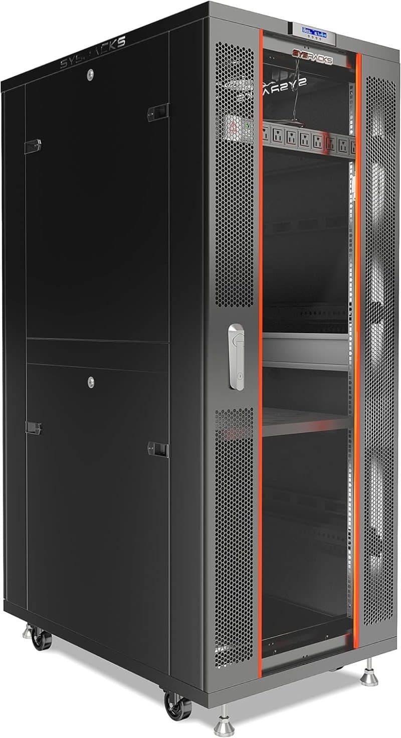 Sysracks Server Rack Network Enclosure on Wheels - Image 37
