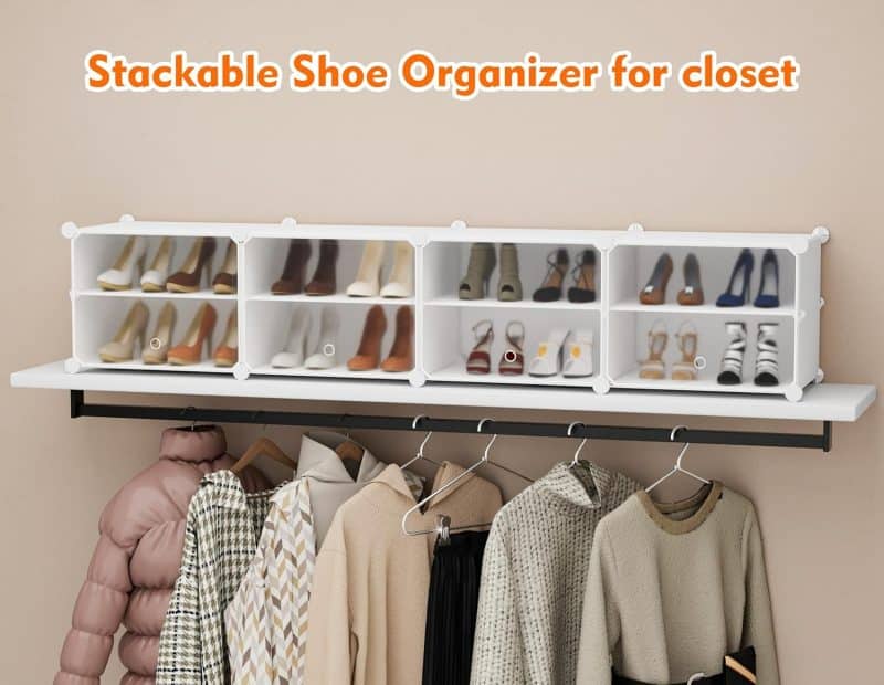 HOMIDEC Shoe Organizer for Closet - Image 14