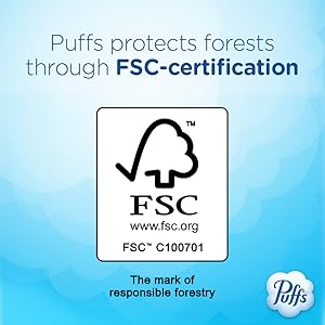Puffs protects forests through FSC-certification.