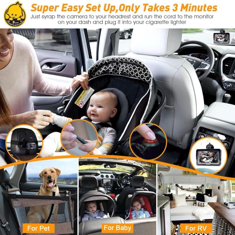 DoHonest V33 Baby Car Camera - Image 2
