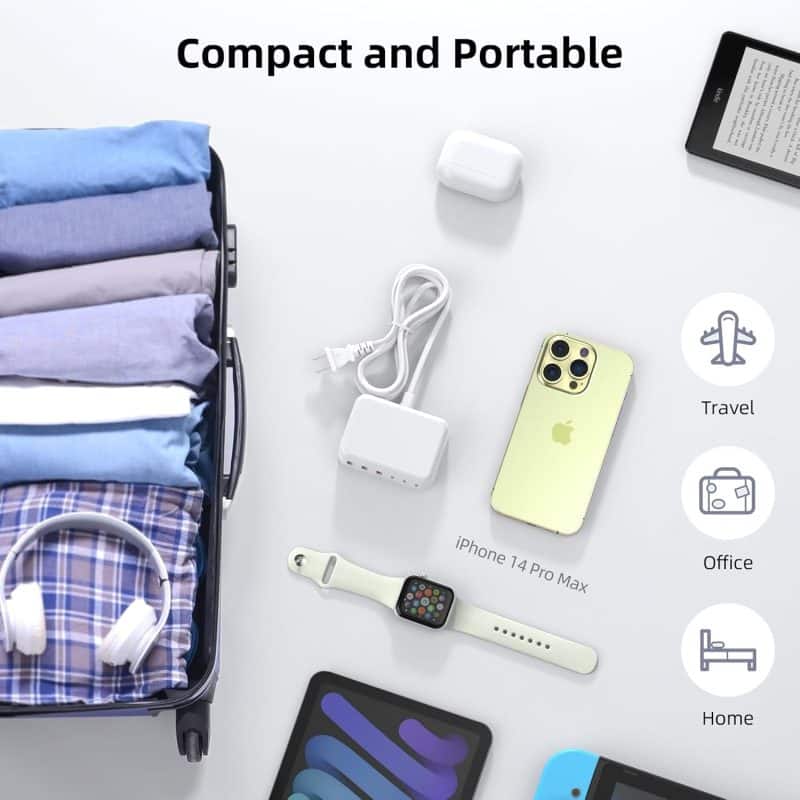 BOVICAS 6-in-1 Fast USB-C Charging Station - Image 5