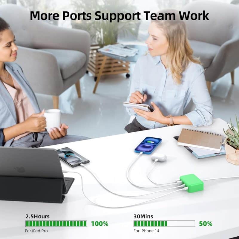 BOVICAS 6-in-1 Fast USB-C Charging Station - Image 16