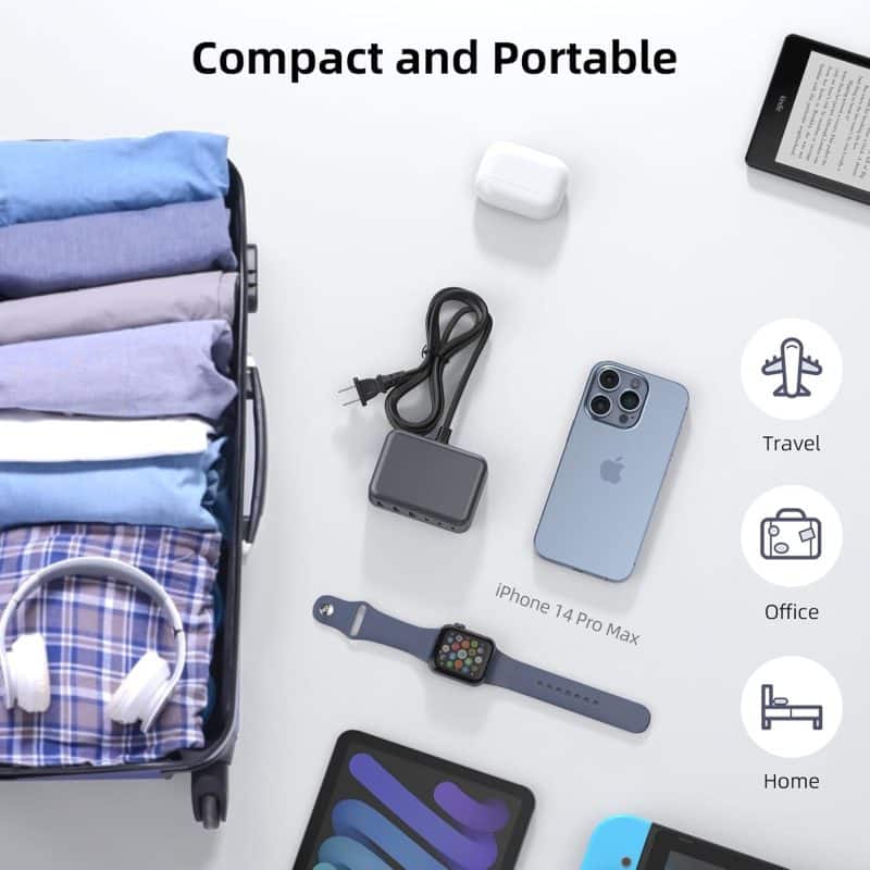 BOVICAS 6-in-1 Fast USB-C Charging Station - Image 29