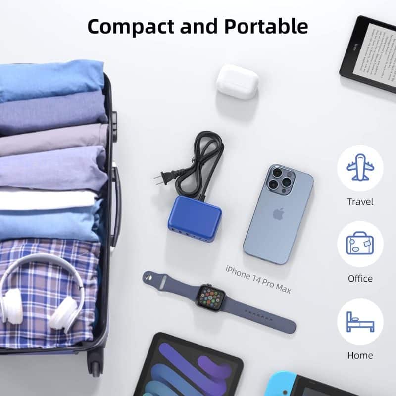 BOVICAS 6-in-1 Fast USB-C Charging Station - Image 37