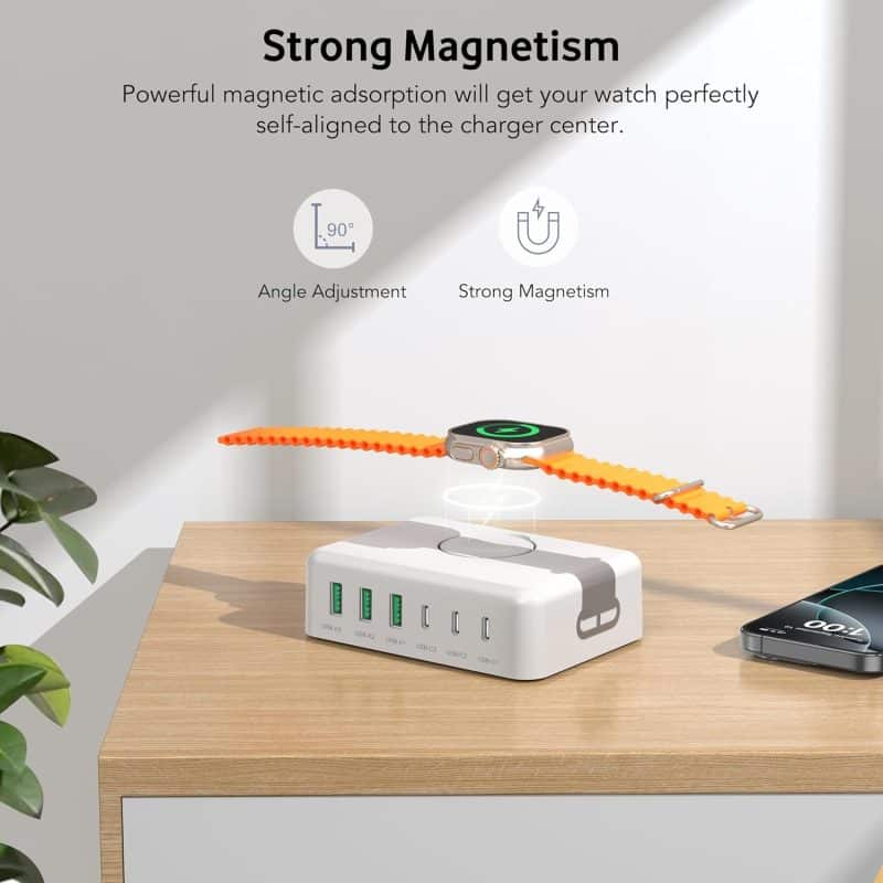 BOVICAS 6-in-1 Fast USB-C Charging Station - Image 46
