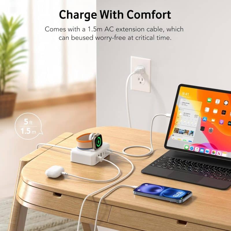 BOVICAS 6-in-1 Fast USB-C Charging Station - Image 47