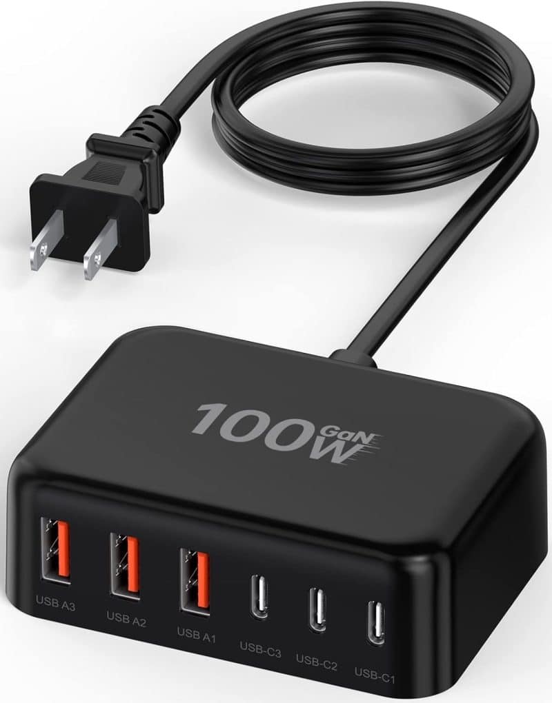 BOVICAS 6-in-1 Fast USB-C Charging Station - Image 48