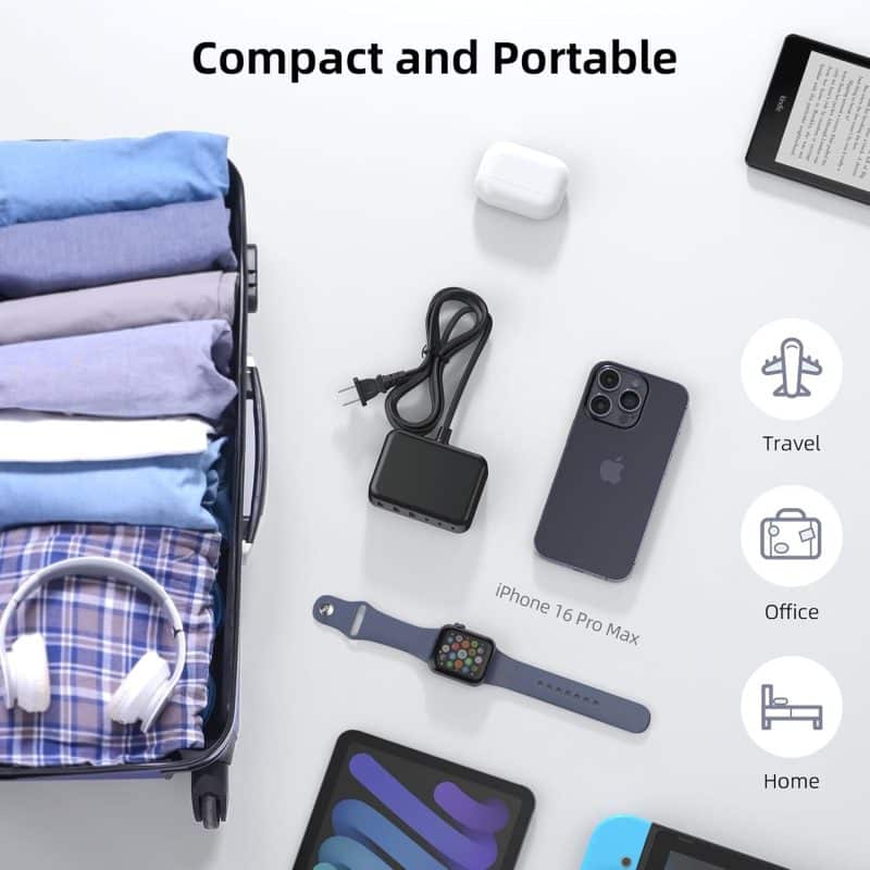 BOVICAS 6-in-1 Fast USB-C Charging Station - Image 52
