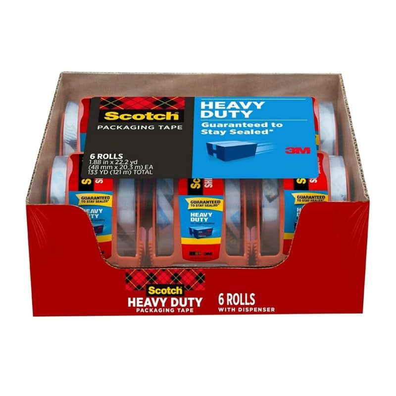 Scotch Heavy Duty Shipping Packing Tape - Image 2