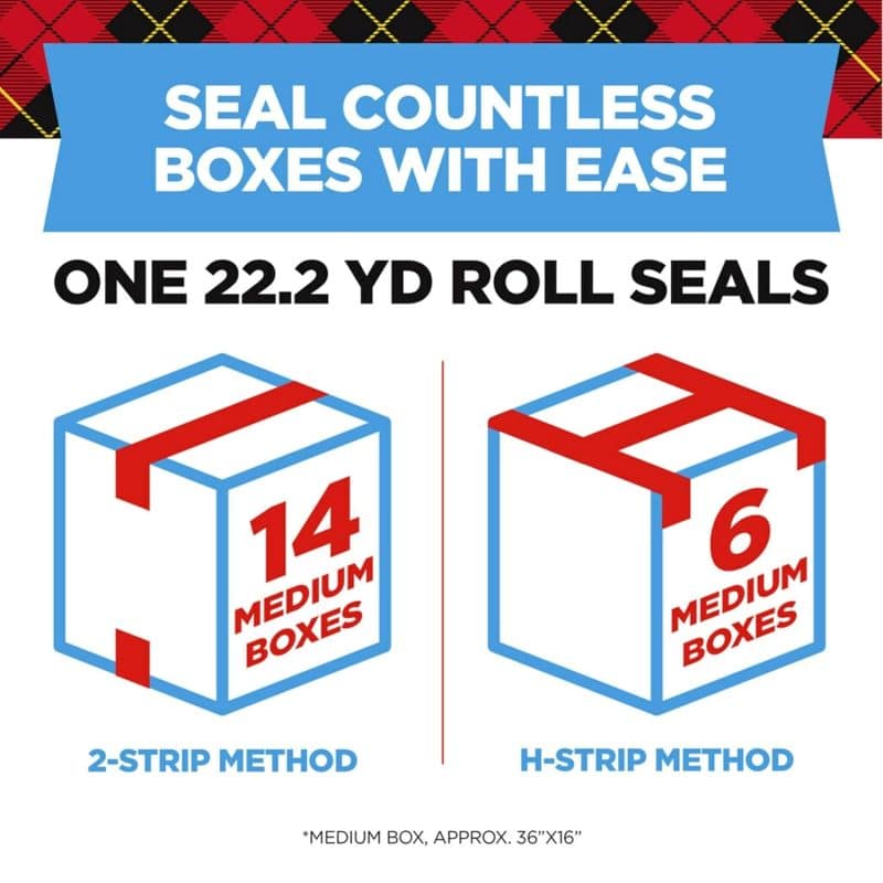 Scotch Heavy Duty Shipping Packing Tape - Image 4