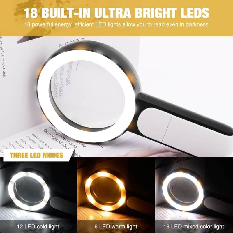 JMH Magnifying Glass with Light - Image 5
