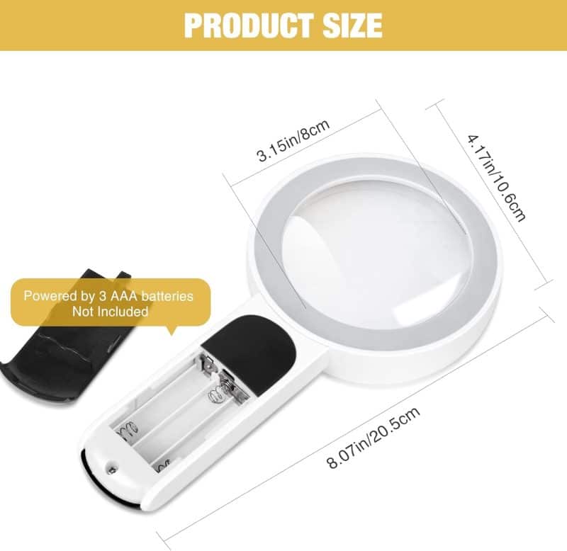 JMH Magnifying Glass with Light - Image 9