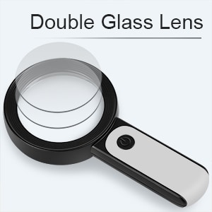 Double glass lens