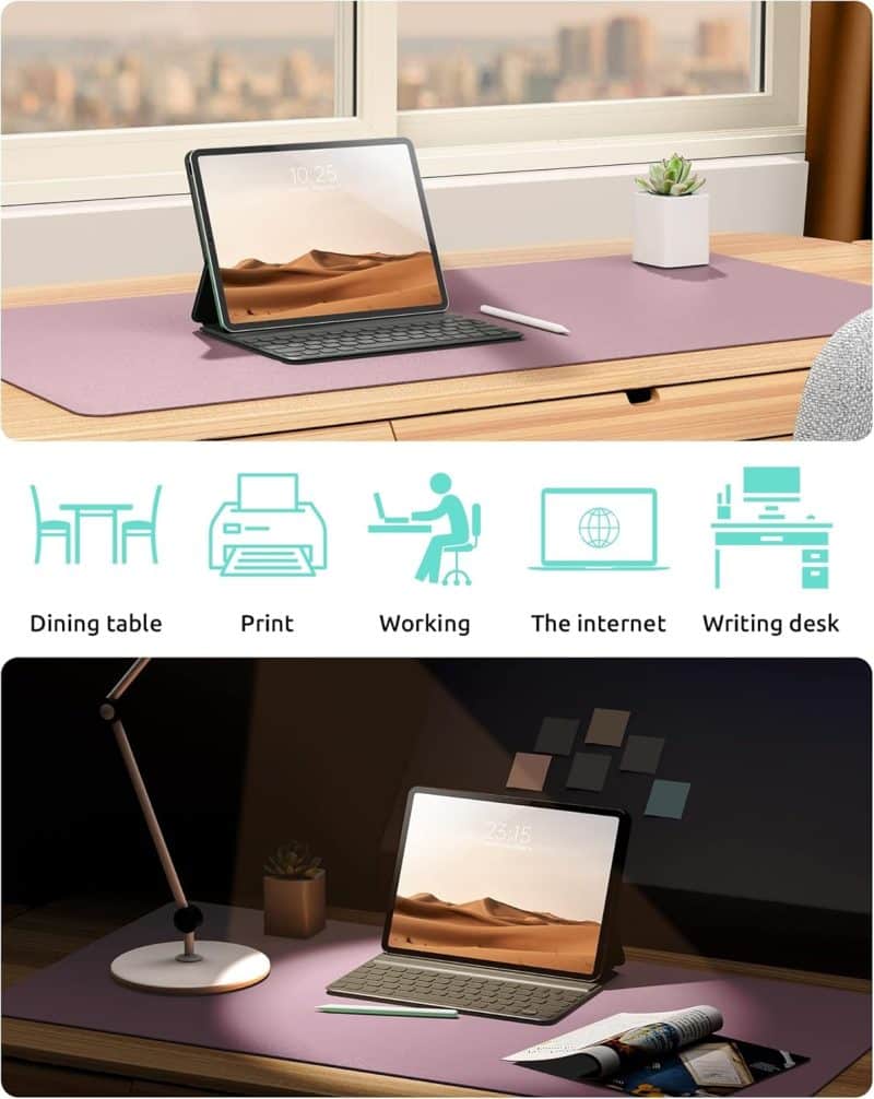 YSAGi Leather Desk Pad Protector - Image 7