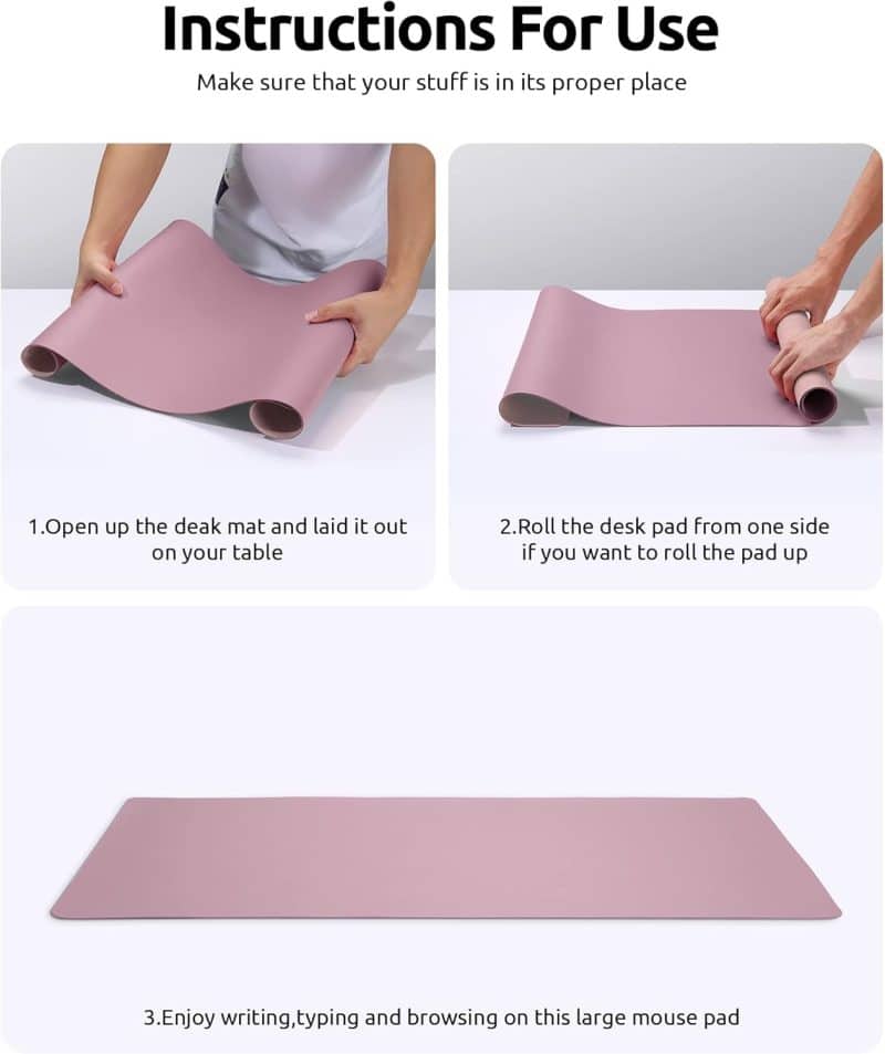 YSAGi Leather Desk Pad Protector - Image 10