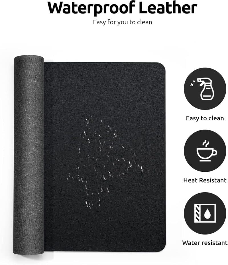 YSAGi Leather Desk Pad Protector - Image 14