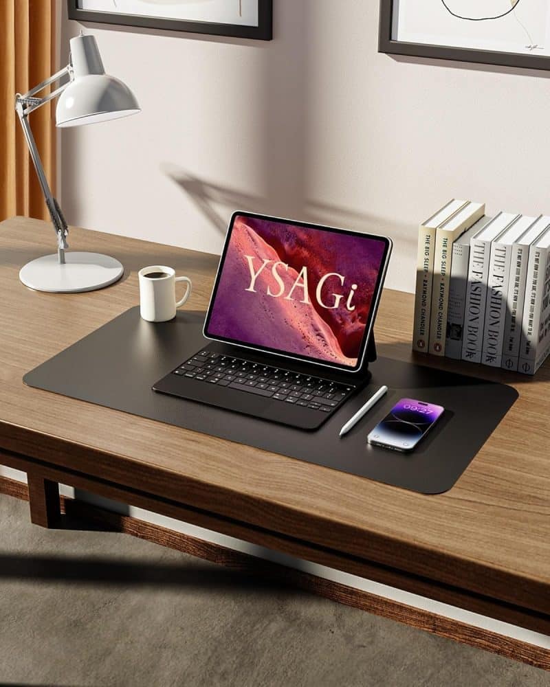 YSAGi Leather Desk Pad Protector - Image 15