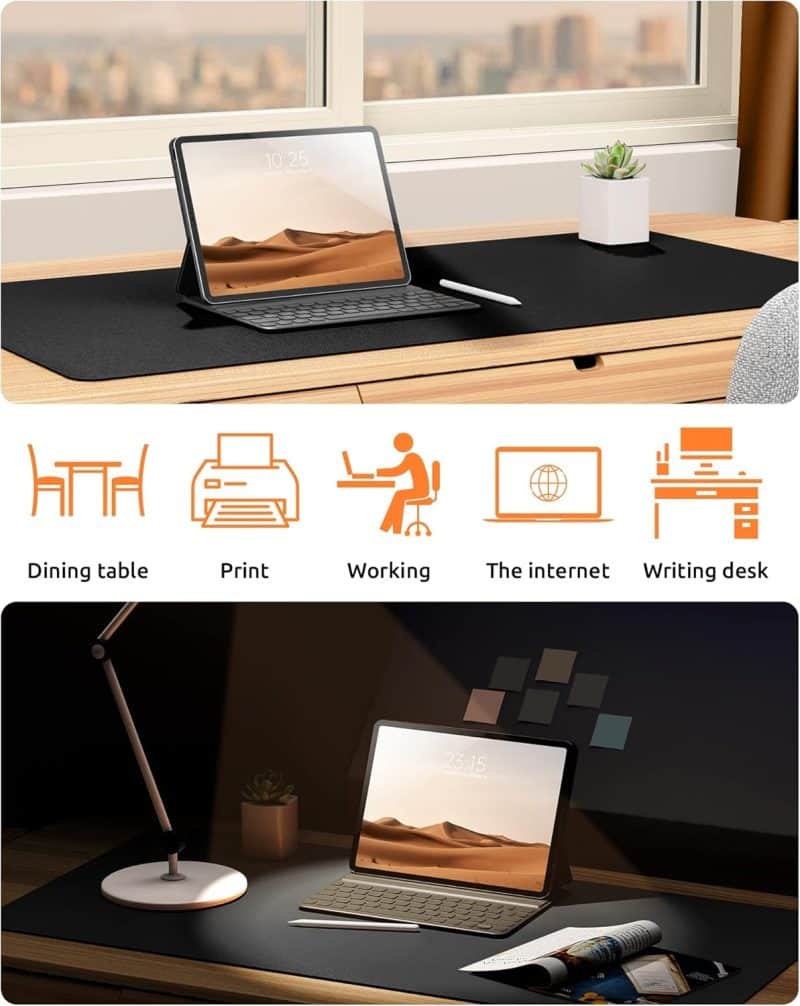 YSAGi Leather Desk Pad Protector - Image 16