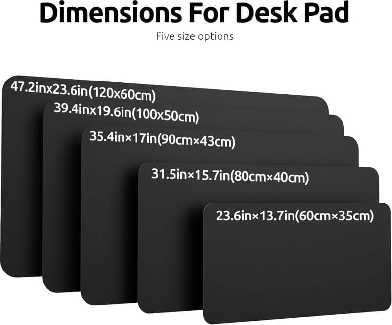 YSAGi Leather Desk Pad Protector - Image 18