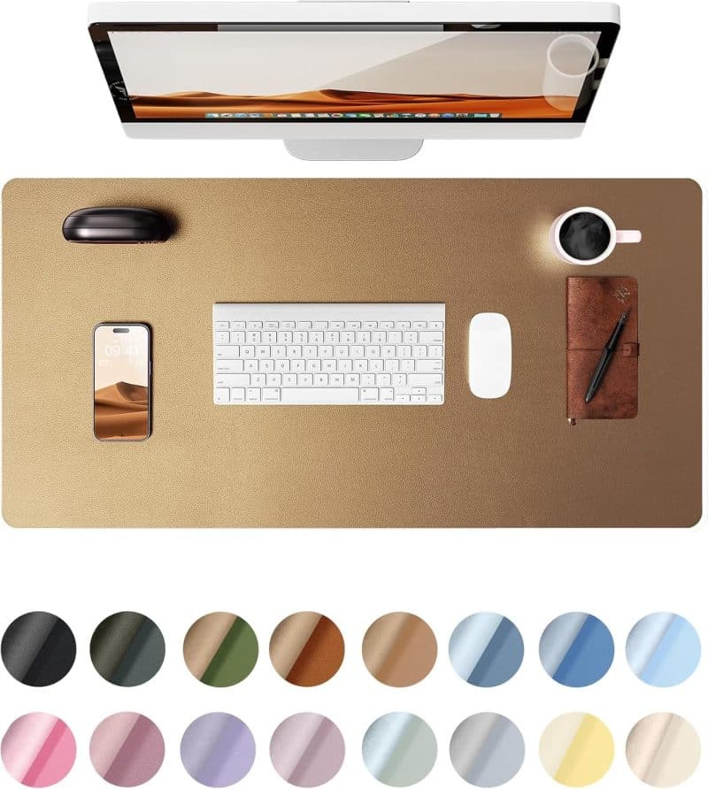 YSAGi Leather Desk Pad Protector - Image 20