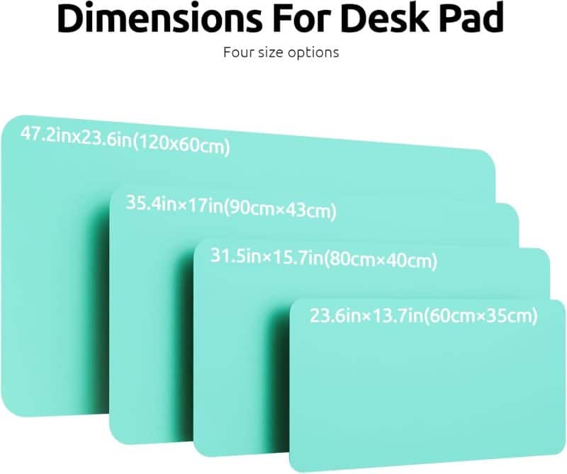 YSAGi Leather Desk Pad Protector - Image 31
