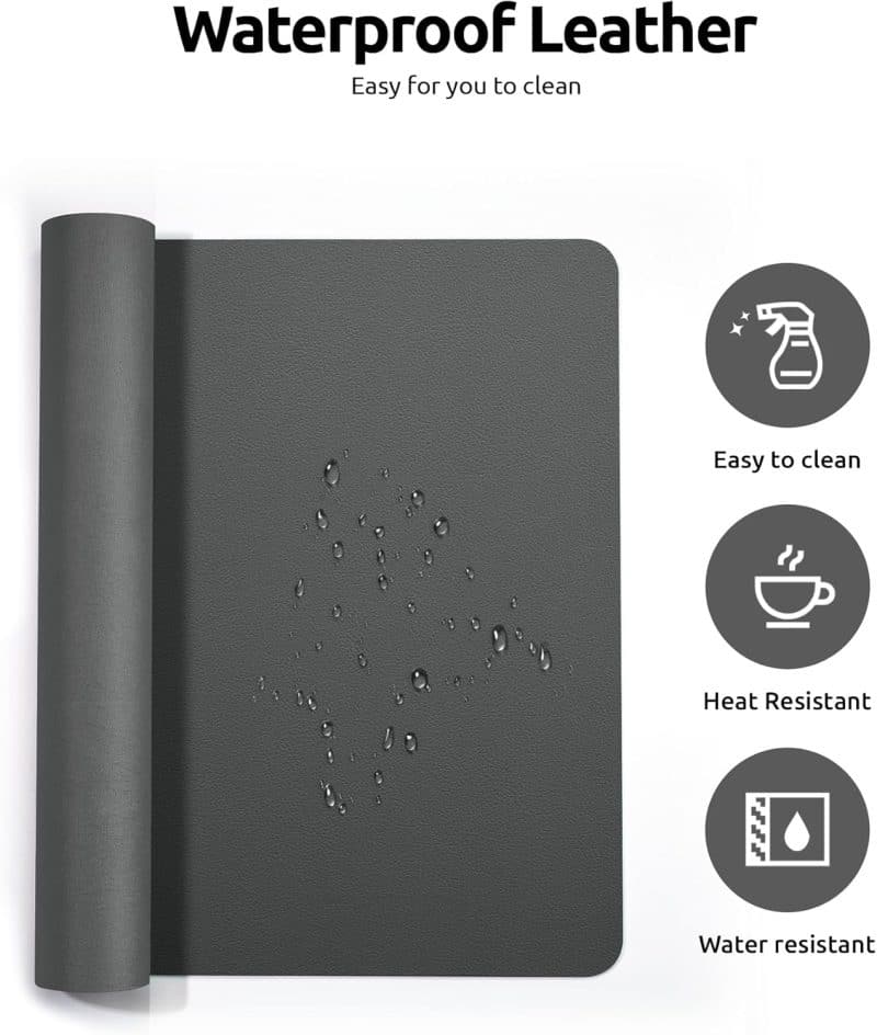 YSAGi Leather Desk Pad Protector - Image 35