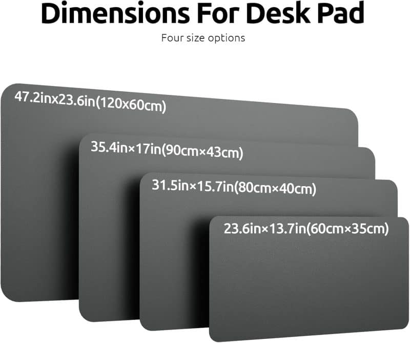 YSAGi Leather Desk Pad Protector - Image 39