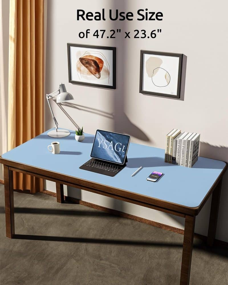 YSAGi Leather Desk Pad Protector - Image 44