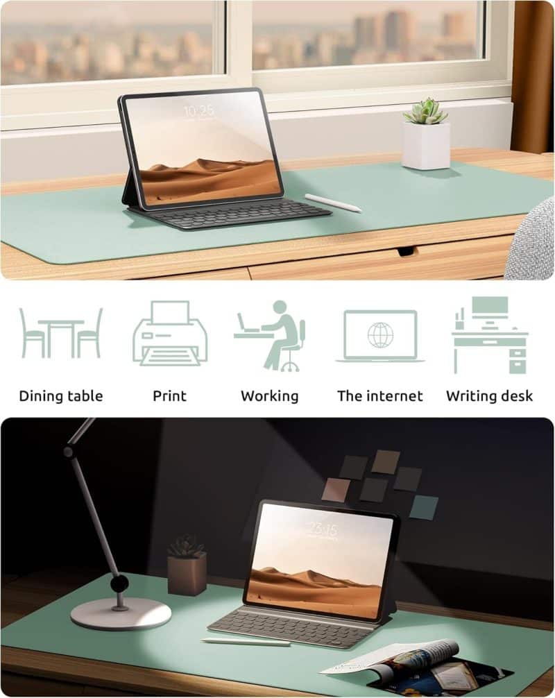 YSAGi Leather Desk Pad Protector - Image 50