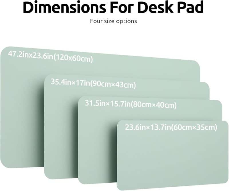 YSAGi Leather Desk Pad Protector - Image 52