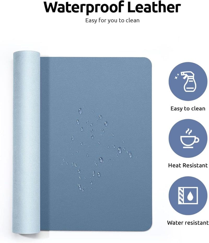 YSAGi Leather Desk Pad Protector - Image 57