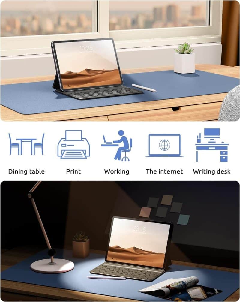 YSAGi Leather Desk Pad Protector - Image 59