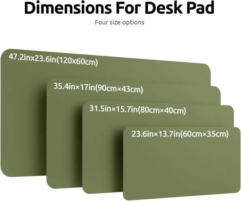 YSAGi Leather Desk Pad Protector - Image 66