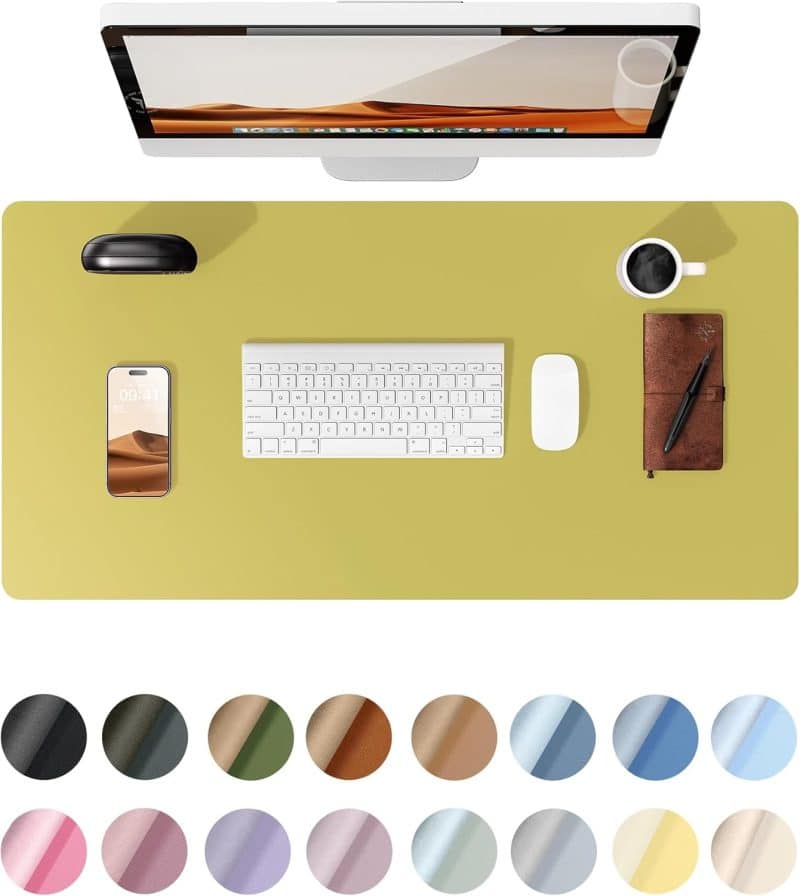 YSAGi Leather Desk Pad Protector - Image 67