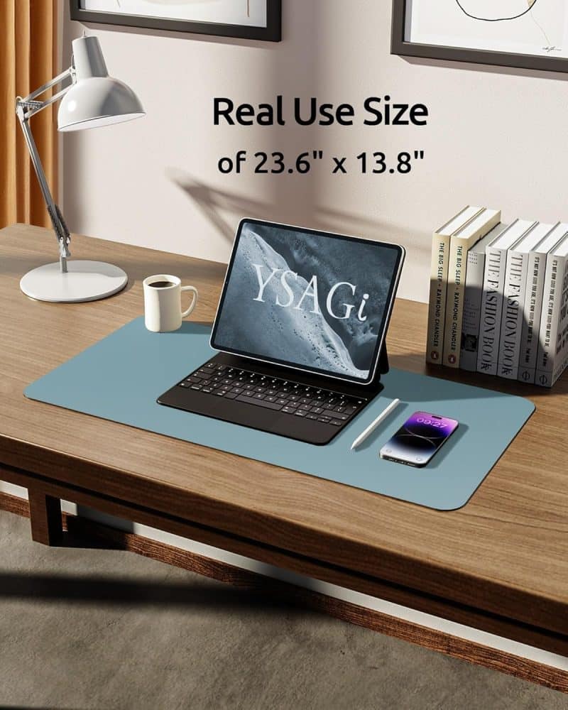 YSAGi Leather Desk Pad Protector - Image 79