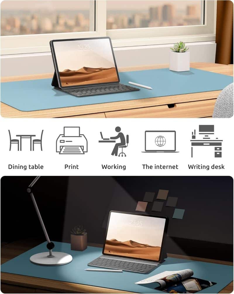 YSAGi Leather Desk Pad Protector - Image 80