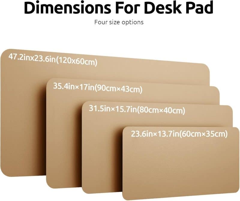 YSAGi Leather Desk Pad Protector - Image 92