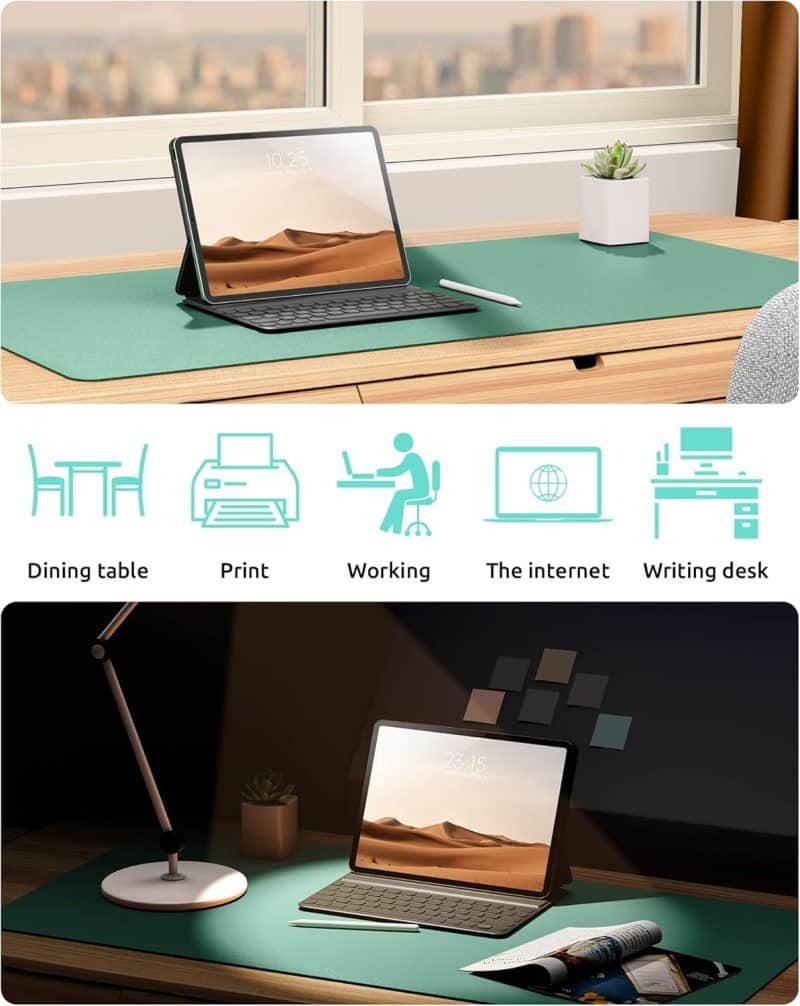 YSAGi Leather Desk Pad Protector - Image 99